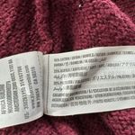 Hollister Burgundy V-Neck Sweater with Bear Pattern Photo 5