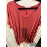 Belaroi 3X Coral Pink‎ Short Sleeve Casual Knit T Photo 1