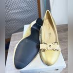 Sofwear Elegant feminine flirty women's shoes with bow and pointed heel Gold 7 Photo 3