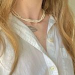 Pink Seed Bead Necklace Vintage “Svetlana” 31” Classic Simple Layering Feminine Photo 0