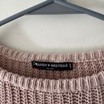 Brandy Melville  Dusty Pink Knit Sweater Photo 3