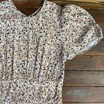 AFRM Jamie Floral Print Open Back Midi Dress Photo 10