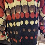 Vintage Eva Tralala Paris quarter sleeve cardigan. Size xL Brown Photo 5