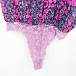 Free People Intimately Womens Fairy Bare It All Lace Floral Tank Bodysuit Size M Photo 4