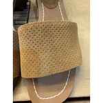 Splendid Heeled Sandal Tan Suede Leather Size 8 Ankle Strap Photo 4