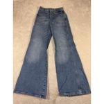 Pilcro anthropologie  carpenter wide leg jeans 25 med wash Photo 2