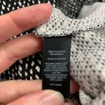 EXPRESS  Moto Jacket Womens XS Black‎ White Textured Knit Full Zip Asymmetrical Photo 4