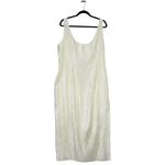 Meshki  Theia Plisse Maxi Dress in Ivory Size XL NWT Photo 5