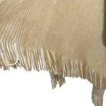Vince Camuto  Womens Beige Tasseled Poncho One‎ Size Photo 5