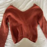 Off The Shoulder Sweater Orange Size M Photo 0