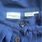 Sarah Chapman lightweight long pleated skirt Blue Size 8 Photo 3