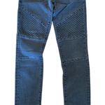 Treasure & Bond Treasure‎ & Bond Moto Biker Skinny Jeans Size 24 Gray Black Denim Photo 0
