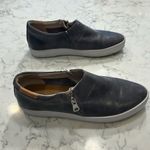 Blackstone Periscope Dark Gray Leather Zipper Side Comfort Loafer Shoes 39/8.5 Photo 1