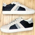 Vintage Havana Maurena Black and Silver Glitter Casual Sneakers Size 7 Photo 2