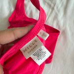 Milly Cabana Hot Pink One Shoulder Bikini Top Size P Photo 2