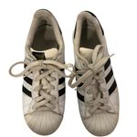Adidas  Superstar White and Black Sneakers Photo 1