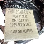 Lovestitch  Black Purple White Dolman Short Sleeve Light Relaxed Fit Blouse Sz S Photo 3