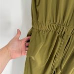 Girlfriend Collective  Stretch Woven Short Sleeve Jumpsuit Green Size Small Photo 5