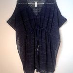 Tommy Bahama  Crochet Tunic Swim Beach Cover Up in Navy Blue Size S/M Photo 0