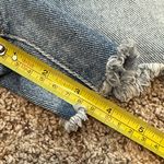 Time And Tru Light Blue Distressed High Rise Denim Jean Shorts Size 6 Light Wash Photo 7