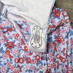 Slim Cover Square Tankini Set Floral Blue and Pink Photo 6