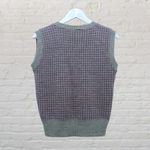 David Brett Vintage Wool Sweater Vest Purple Gray XS/S Size undefined Photo 3