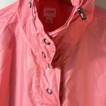 J.Crew  packable anorak with front packet & hood size medium in gorgeous pink. Photo 3