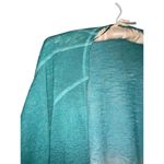 Wallpapher Teal Blue Ombre Open Front Lightweight Cardigan Women’s M USA Photo 2