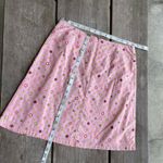 LulaKate Womens Skirt Size 2 Lula Kate Pink Green Pastel Polka Dot Preppy Photo 3