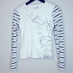 Desigual  Patchwork Floral Long‎ Sleeve T-shirt Size L Photo 4