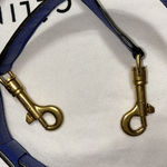 CELINE Authentic Leather/Calfskin Suede Trapeze Indigo Shoulder/Top Hand… Photo 12