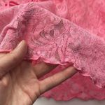 Delicates pink barbiecore lace nightgown, size large Photo 4