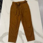 Free People High Waisted Pegged 90’s Crop Pant Women’s 4 Brown Trousers Classic Photo 1