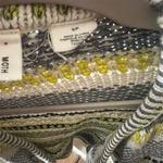 Anthropologie  Moth Women's Open Front Cardigan Sweater Cream Yellow Gray Small Photo 7