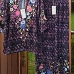 Johnny Was Ulla Velvet heavily Embroidered Top/Pant set (extremely oversized) Photo 0