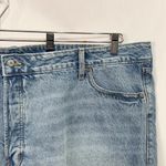 Old Navy  Plus Size 26 Denim Shorts Light Blue‎ Jean OG Straight High Rise 418 Photo 9