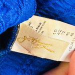 Gottex Sz 10 Royal Blue Textured Scoop Neck One Piece Swimsuit Classic Fit Photo 2