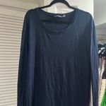 Athleta  Navy Blue long sleeves top size Meduim Photo 6