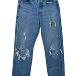 Levi's Wedgie Straight Authentically Yours Light Blue Wash Jeans Women's Size 24 Photo 2