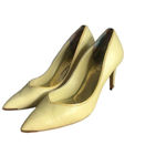 Ted Baker  Y2k London mitilia butter yellow pumps / heels pointy toe Photo 1