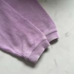 Nash Collection Ribbed Lilac sweatshirt Sz YXL Sporty casual Academia Festival Pink Photo 8