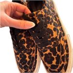 AllSaints Mercia Calf Hair Leopard Print Sneakers Womens Size 6 EUR 37 Cheetah Photo 3
