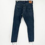 Levi's 501 Womens Raw Hem Button Fly Ripped Distressed Straight Jeans Size 28 Photo 9