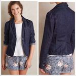 Pilcro and the Letterpress  Denim Blazer Small Photo 1