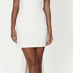 Meshki Meredith Strapless Bow Mini Dress - White Photo 0