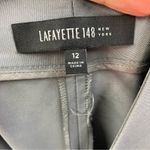 Lafayette 148 New York Menswear Business Pants Straight Grey Womens‎ 12 Wool Gray Photo 8
