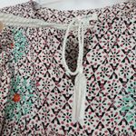 Umgee  Ballon Sleeves embroidered baby doll blouse Photo 3