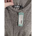 NWT Coin 1804 Sweater Womens Large Gray 3/4 Sleeve Claira Cross Back Photo 1