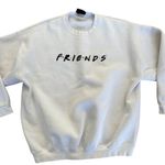 Friends Logo Crewneck Sweatshirt in White Size L Photo 1