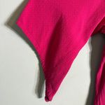 Oh My Gauze! Cold Shoulder Maxi Dress Women's 1X Pink Slit Beach Coastal Travel Photo 8